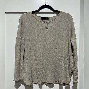 Hatch Waffle Knit Long Sleeve Top Size 1